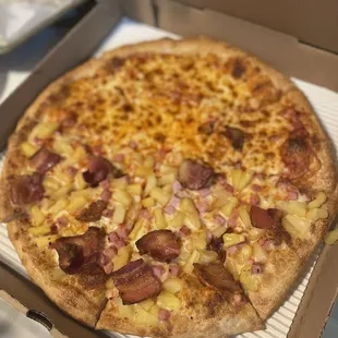 Half Cheese / Half Hawaiian
