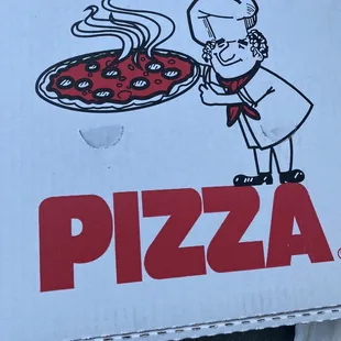 Pizza Box my pizza came in
