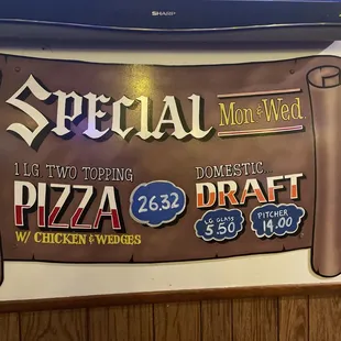 Best deal in town.  Works for Monday night football too