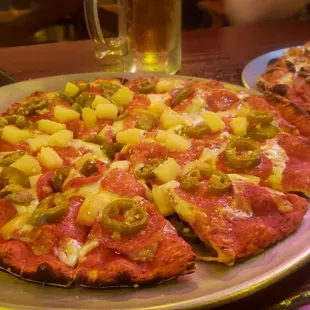 Jalapeño, Pepperoni and Pineapple