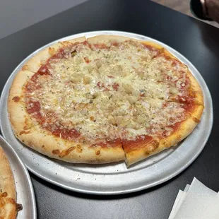 10'' Personal Cheese Pizza with onions