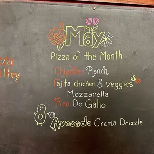 Pizza of the Month. Chipotle Ranch