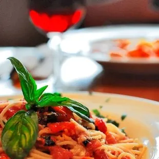 pasta dish, pasta, food