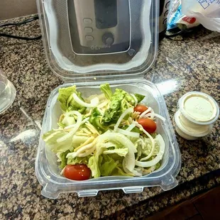 Garden Salad with Ranch
