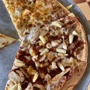 BBQ chicken add pineapple &amp; BUFFALO chicken