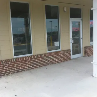 outside