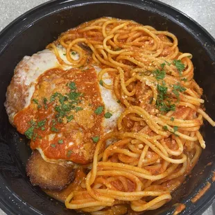 pasta dish, pasta, food