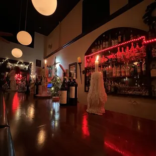 the interior of a pizzeria