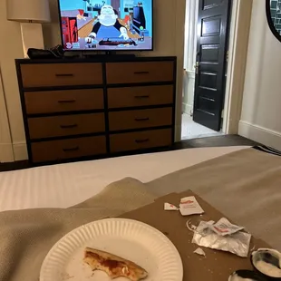 Pizza ate to the fullest extent!