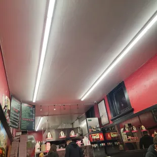 Inside of eatery