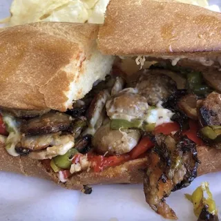 Sausage and Peppers Sandwich