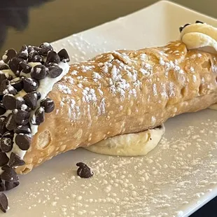 Chocolate chip Cannoli