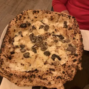Mushroom pizza