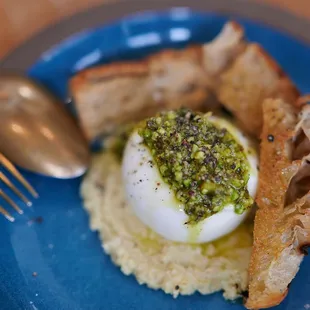 Seasonal Burrata Salad (Yes they call this a salad)