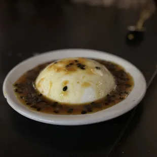 Passionfruit panna cotta