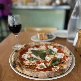 Margherita Pizza with Cabernet Franc