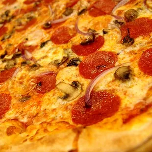 pizza, food