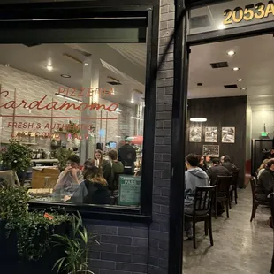 Entrance to dining area