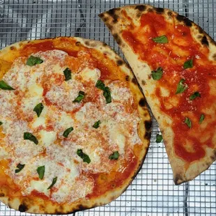 Margherita and Roman Calzone