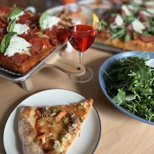 pizza, food
