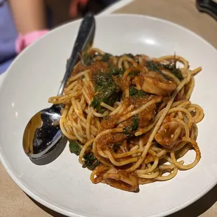 Spaghettoni Con Calamari