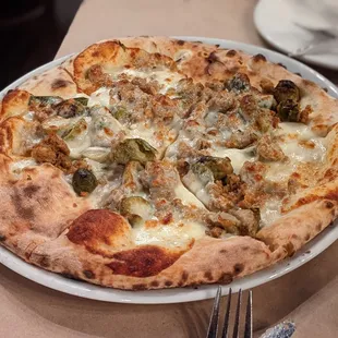 Brussels Sprouts Pizza