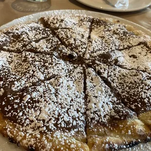 Nutella pizza