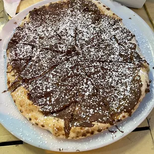 Pizza con nutella