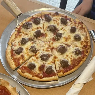 Sausage Thin Crust Pizza