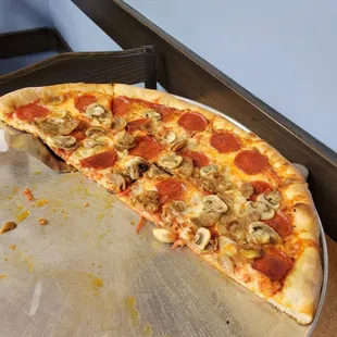 Halfway through,  this will be gone in no time.   Yum!!!