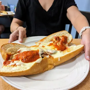 Chicken parmigiana sub ($9.50)