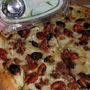 12" BLT with arugula and balsamic on the side