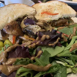 Portobello Red Pepper Sandwich