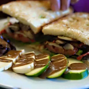 Portabella Red Pepper Sandwich!