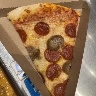 Pepperoni and sausage