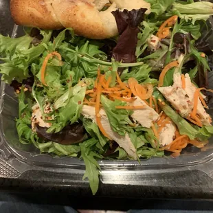 Breadstick and Salad