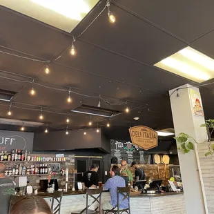 Bar and food ordering area