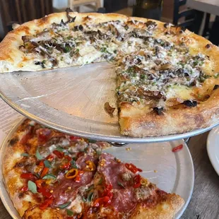 Foggy Dew Mushroom Pizza