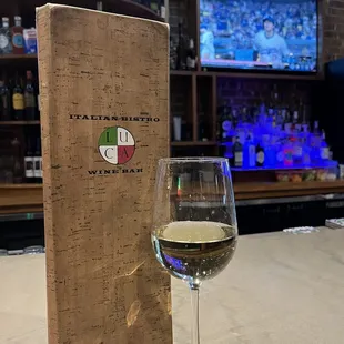 Wine at the bar