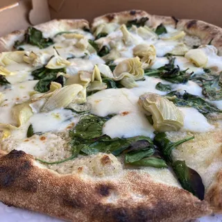 ARTICHOKE SPINACH PIZZA