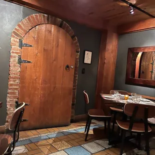 Behind door number 1...