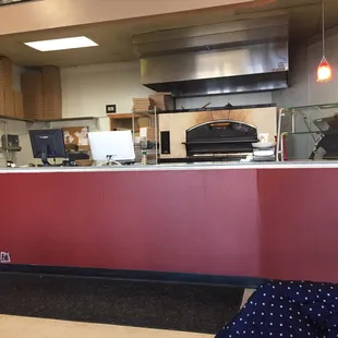 a view of the kitchen