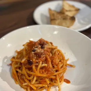 Bucatini Amatriciana, it amazing!