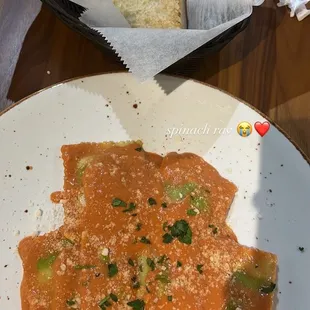 Spinach Ravioli