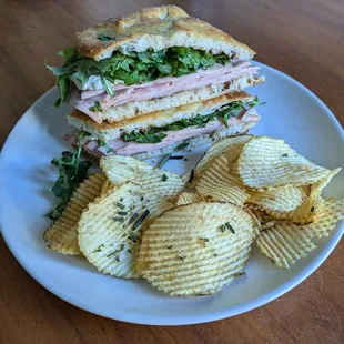 Mort &amp; Mozz with homemade chips