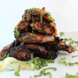 Lemon Basil Chicken Wings !