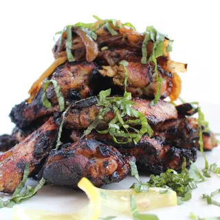 Fire-Side Lemon Basil Wings