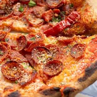 Charred Pepperoni