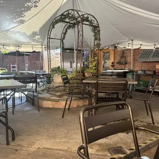 Outdoor seating
