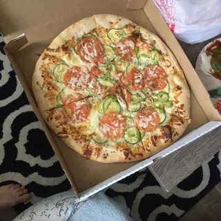 White Veggie Pizza